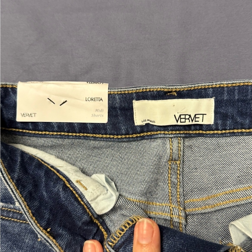 New VERVET LORETTA HIGH RISE MIDI
SHORTS - Picture 4 of 13